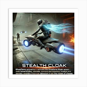 Sci Fi Stealth Cloak 1024x1024 Art Print