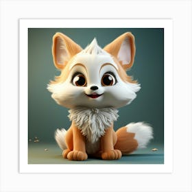 Cute Fox 5 Art Print