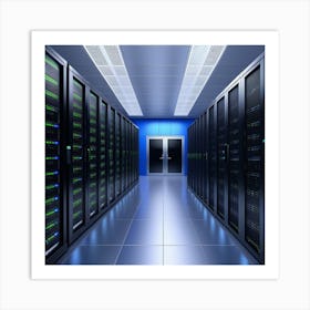 Server Room 1 Art Print