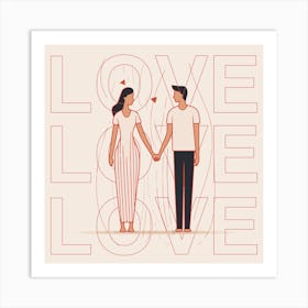 Loving Art Print