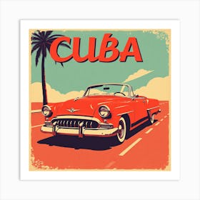 Vintage Cuba Poster Art Print