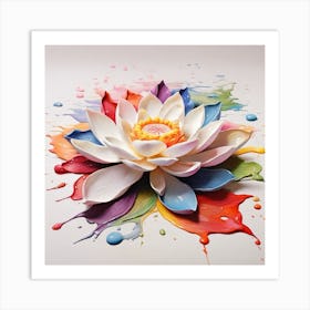 Lotus Flower 30 Art Print