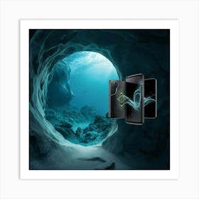 Smart Cave Art Print