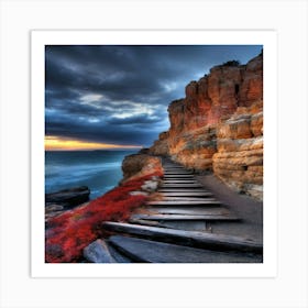 Path To The Ocean Art Print