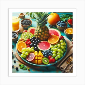 A colourful fruits 1 Art Print