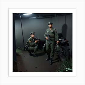 Two Vietnam War Soldiers Art Print