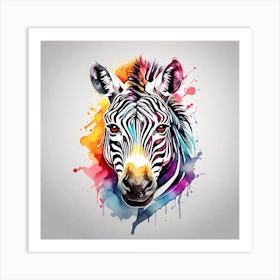 Zebra Art Print