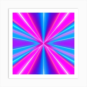 Abstract Rays Of Light Art Print