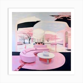 Pink Room 2 Art Print