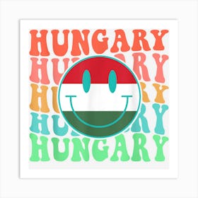 Retro Hungarians Hungary Flag Mens Womens Kids Art Print