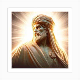 spiritual man Art Print