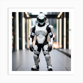 Futuristic Robot 71 Art Print