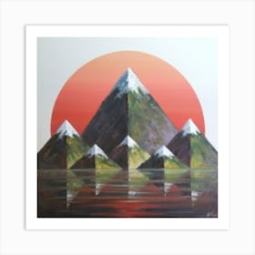 Mountain Ranges 1 Art Print