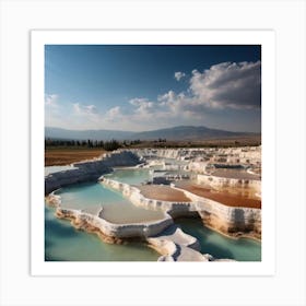 Turkish Hot Springs Art Print