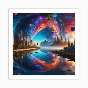 City Of The Future Art Print