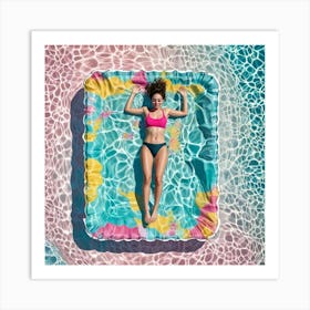 Swimming Art Print (27) Art Print