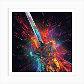 Sword Of Adamantium Art Print