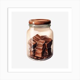 Chocolate In A Jar 5 Art Print