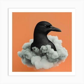 Bird In The Clouds Art Print