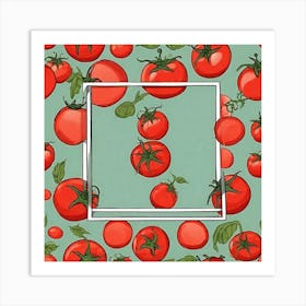 Frame Of Tomatoes 23 Art Print