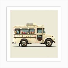 Ice Cream Truck Art Print