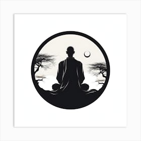 Buddha In Meditation 2 Art Print