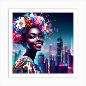 Futuristic. Art Print