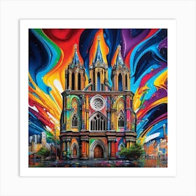 St Patrick'S Cathedral 4 Art Print