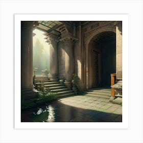 2nd Century Tomb, By Charles Dyson In Year 2024 Art Print