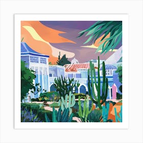 Cactus Garden Art Print