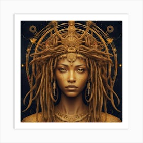 Universe Goddess Art Print