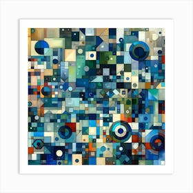 Mosaics And Glass Art Print