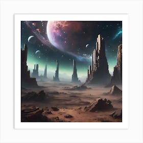 Cosmic City Art Print