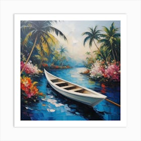 Boat In The Water 1 Art Print