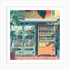 Vending Machine Art Print