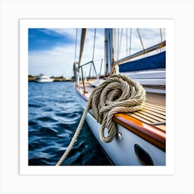 Sailboat On The Sea 2 Art Print