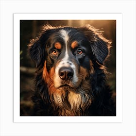 Bernese Mountain Dog 3 Art Print