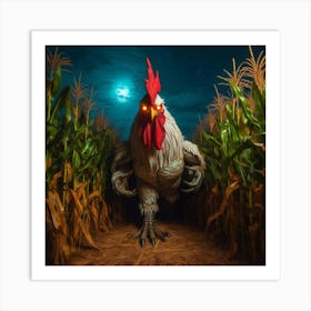 Cocky Rooster Art Print