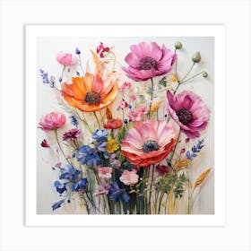 Wildflowers 1 Art Print