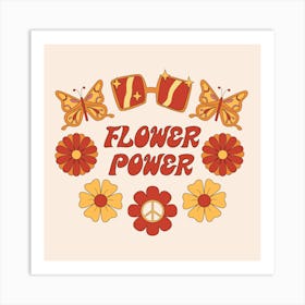 Flower Power 02 Art Print