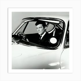 English Actor Roger Moore As Simon Templar Art Print