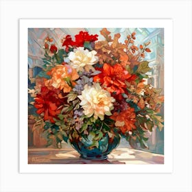 Vase Of Flowers Art Print