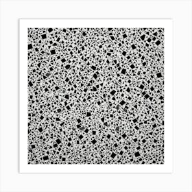 Black and White Abstract Art 100 Art Print