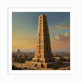 Tower Of Bahrain Art Print