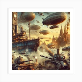 Steampunk Art Art Print