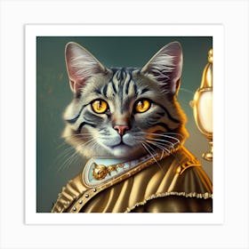 Cat In Costume Art Print