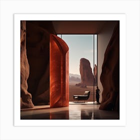 Door In The Desert Art Print