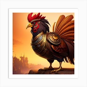 Rooster Art Print