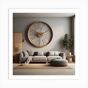 Modern Living Room Art Print