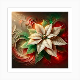 Poinsettia 1 Art Print